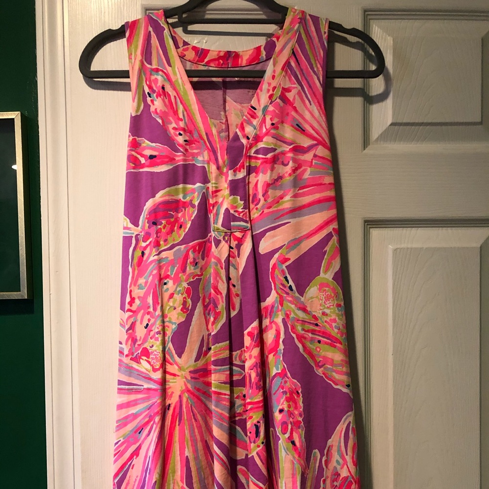 Floral pink/purple Lily Dress